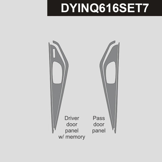 Piano Gloss Black Inner Door Pull Handle Trim Cover Fits 14-20 F32 F82 435i M4 Piano Gloss Black Inner Door Pull Handle Trim Cover Fits 14-20 F32 F82 435i M4