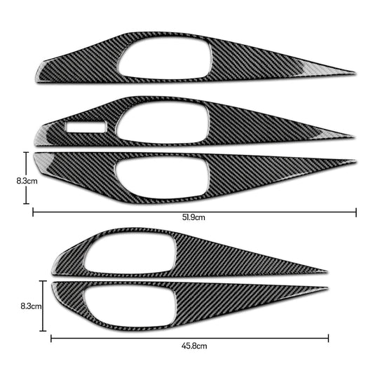 Infiniti Q50/Q60 (2013-2023) Carbon Fiber Door Handle Frame Trims - FSPE