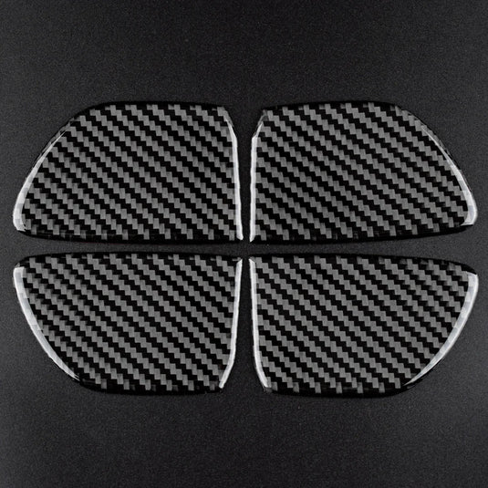 Fit For 2014-2015 Benz E-Class ABS Carbon Fiber Inner Door Panel Cover - Foto 2
