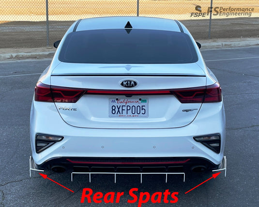 Kia Forte GT (2019-2021) Rear Spats - FSPE