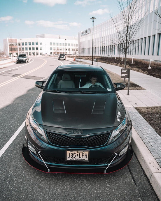 Kia Optima (2014-2015) Front Splitter V1 - FSPE