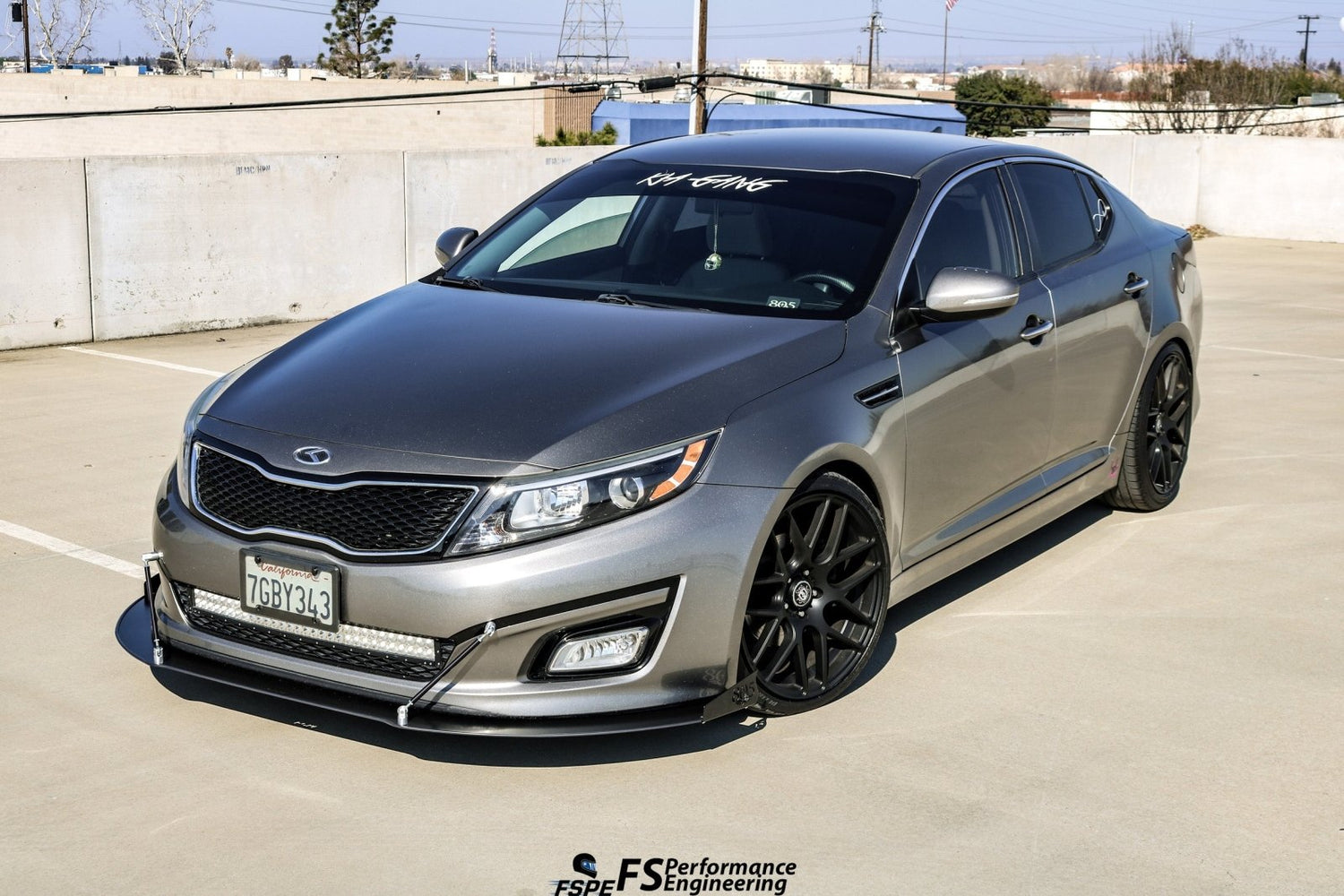 Custom Optima Kia Optima (2014-2015) Front Splitter V1 | FSPE INC