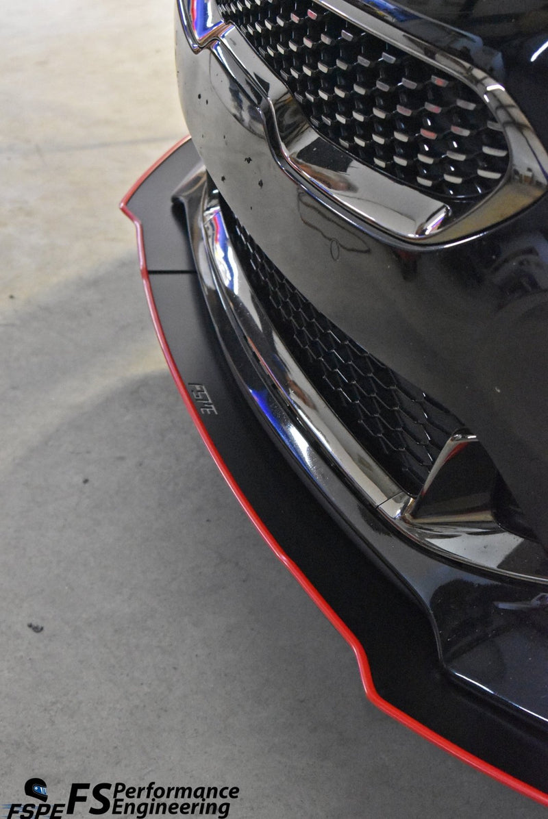 Load image into Gallery viewer, Kia Stinger GT (2018-2021) Front Splitter V1 &amp; Under Tray - FSPE
