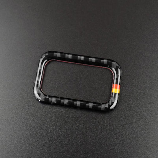 Mercedes Benz C Class "205 C180 C200 C300 GLC" Carbon Fiber Trunk Switch Trim Overlay - FSPE