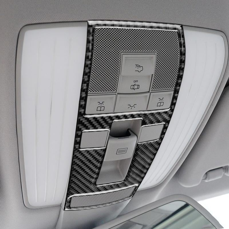 Load image into Gallery viewer, Mercedes Benz C Class &quot;W204 E Class W212&quot; Carbon Fiber Light Panel Cover Trim - FSPE
