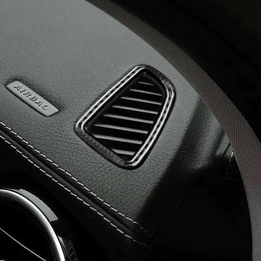 Mercedes Benz C Class "W205 C180 C200 C300 GLC" Carbon Fiber Air Conditioning Outlet Trim - FSPE