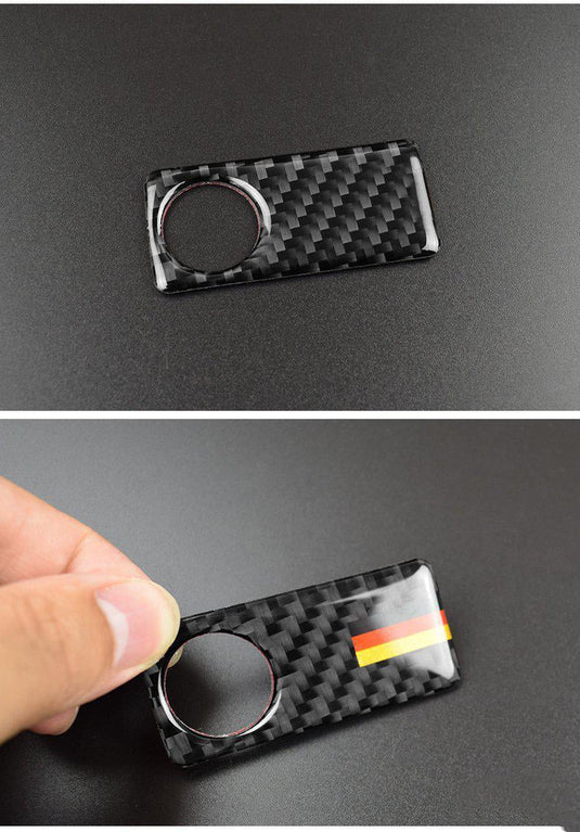 Mercedes Benz C Class "W205 W212 GLC GLK" Carbon Fiber Interior Glove Box Trim Overlay - FSPE