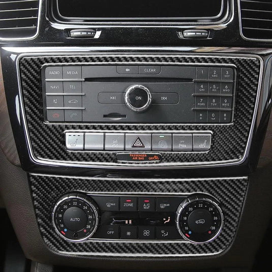 Mercedes Benz GLE (2015-2018) Carbon Fiber Center Console Panel Trim - FSPE