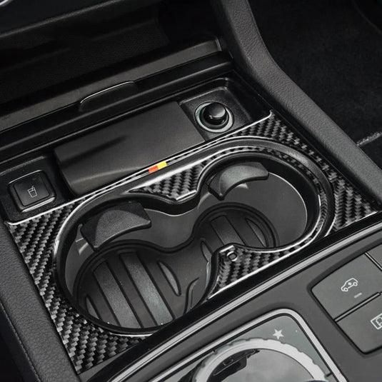 Mercedes Benz GLS (2016-2018) GLE (2015-2017) GL (2013-2015) ML Carbon Fiber Cup Holder Trim - FSPE