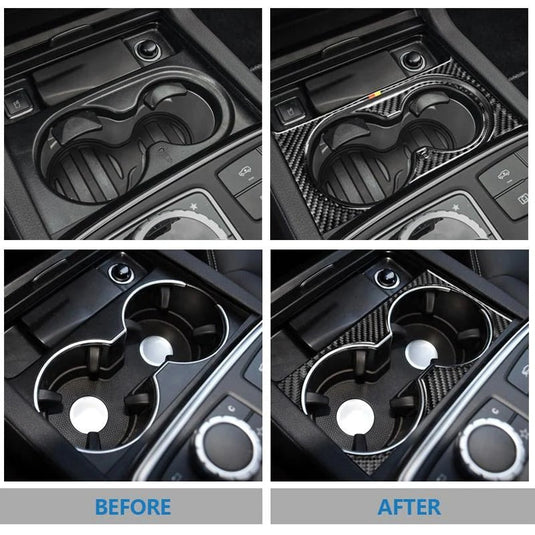 Mercedes Benz GLS (2016-2018) GLE (2015-2017) GL (2013-2015) ML Carbon Fiber Cup Holder Trim - FSPE