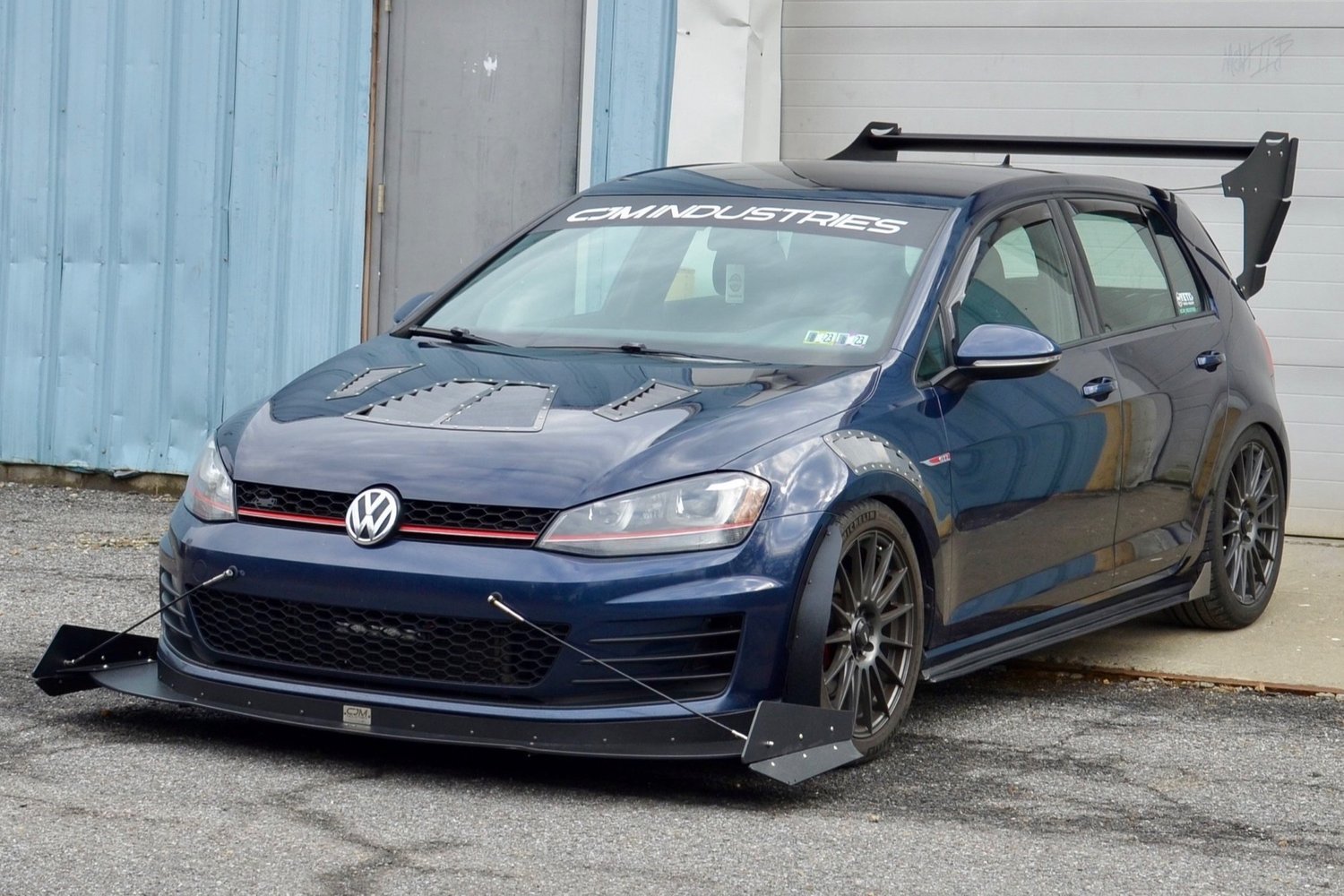 Mk7 Golf Rear Rocker Rust MK7/MK7.5 GTI & Golf R (2015-2020) CFD Tested Rear Wing (V2) – FSPE