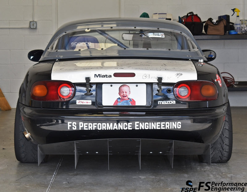 Load image into Gallery viewer, NA (1990-1997) Mazda Miata &quot;The Monstrosity&quot; Rear Diffuser - FSPE
