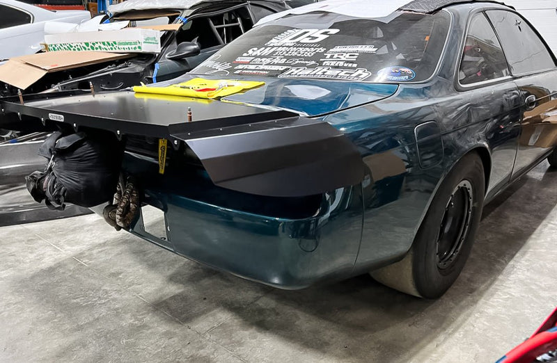 Load image into Gallery viewer, Nissan S-14 240sx Strutless Drag Wing by MF - FSPE
