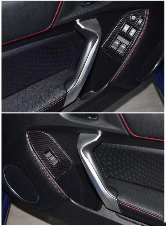 Subaru BRZ (2013-2016) Carbon Fiber Window Control Trim - FSPE