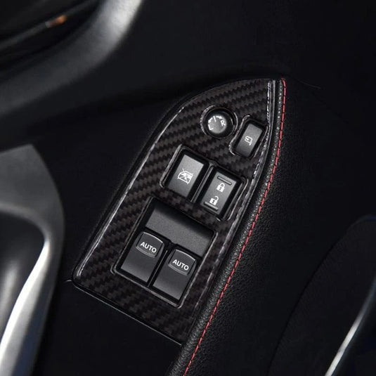 Subaru BRZ (2013-2016) Carbon Fiber Window Control Trim - FSPE