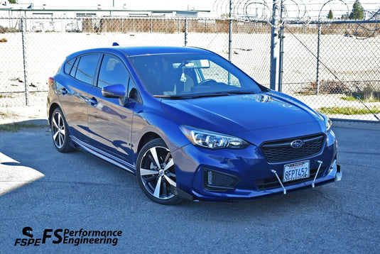 Subaru Impreza Hatchback (2016-2019) Stacked Splitter (3-Piece) - FSPE