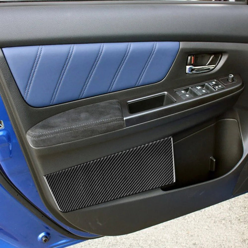 Load image into Gallery viewer, Subaru WRX (2015-2021) Carbon Fiber Front &amp; Rear Door Panel Trims - FSPE
