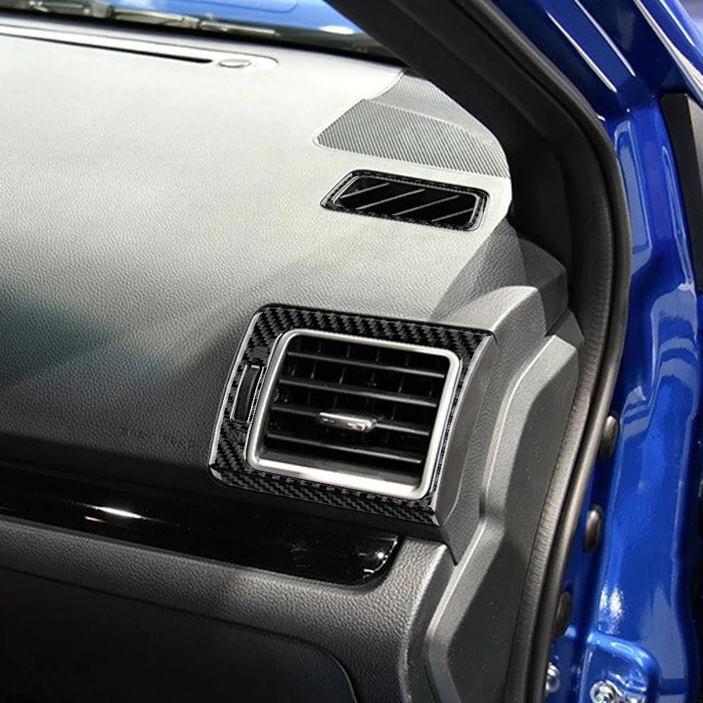 for Subaru WRX STi 2015-2021 ABS Carbon Fiber Inner Upper Air Vent Outlet Cover for Subaru WRX STi 2015-2021 ABS Carbon Fiber Inner Upper Air Vent Outlet Cover