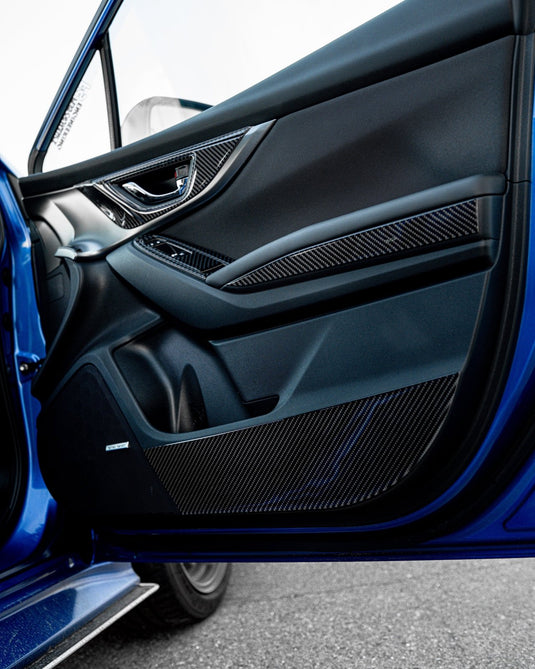 Subaru WRX (2022-2023) Carbon Fiber Door Kick Panels - FSPE