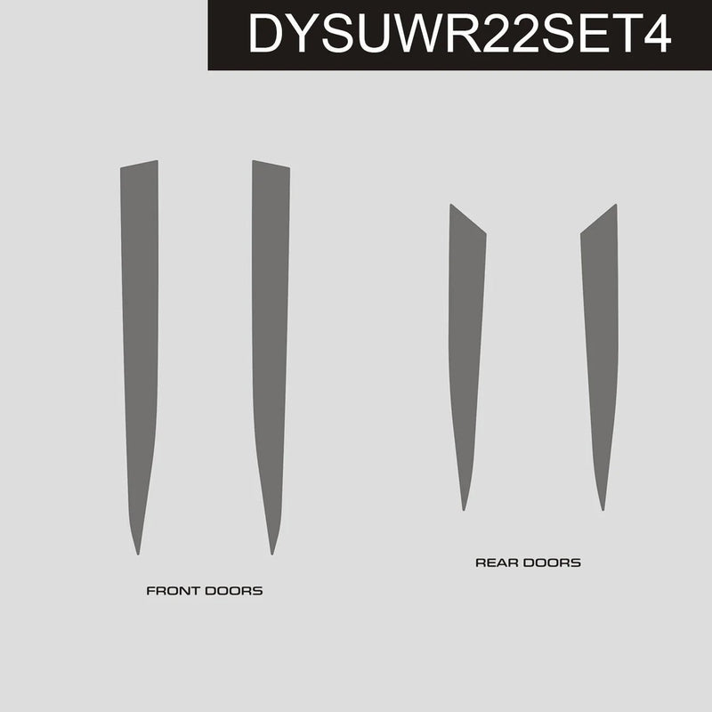 Load image into Gallery viewer, Subaru WRX (2022-2023) Carbon Fiber Door Trim Panels - FSPE
