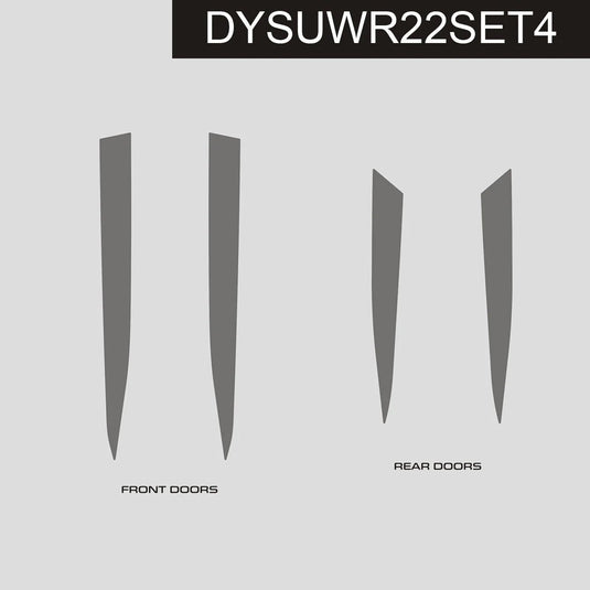 Subaru WRX (2022-2023) Carbon Fiber Door Trim Panels - FSPE