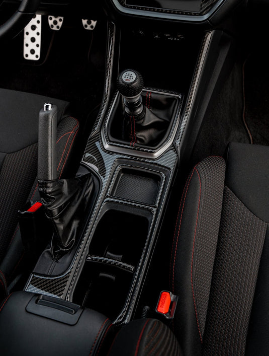 Subaru WRX (2022-2023) Carbon Fiber Handbrake & Cup holder - FSPE