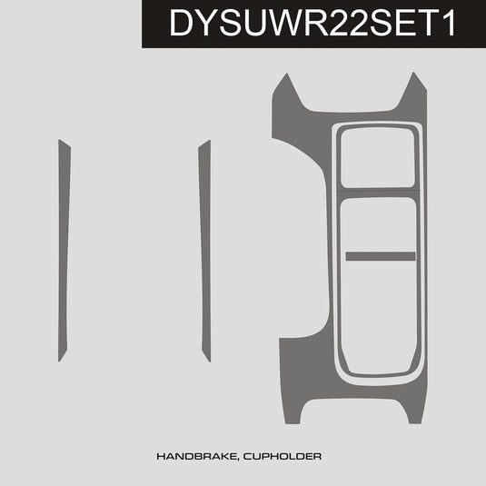 Subaru WRX (2022-2023) Carbon Fiber Handbrake & Cupholder - FSPE