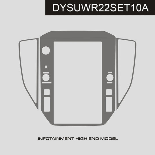 Subaru WRX (2022-2023) Carbon Fiber Infotainment Trims - FSPE