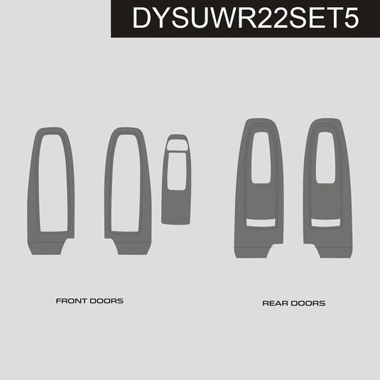 Subaru WRX (2022-2023) Carbon Fiber Window Control Trims - FSPE