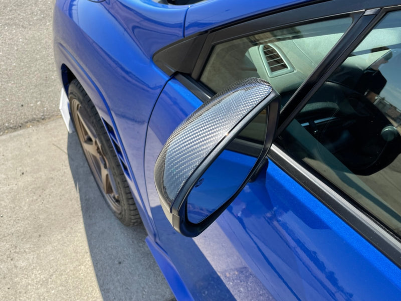 Load image into Gallery viewer, Subaru WRX (2022+) Carbon Fiber Mirror Covers - FSPE
