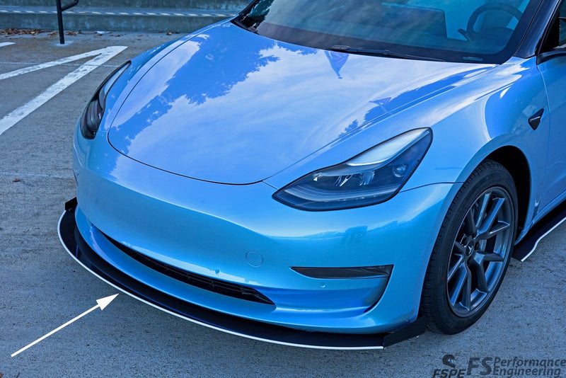 Load image into Gallery viewer, Tesla Model 3 Front Splitter V2 - FSPE
