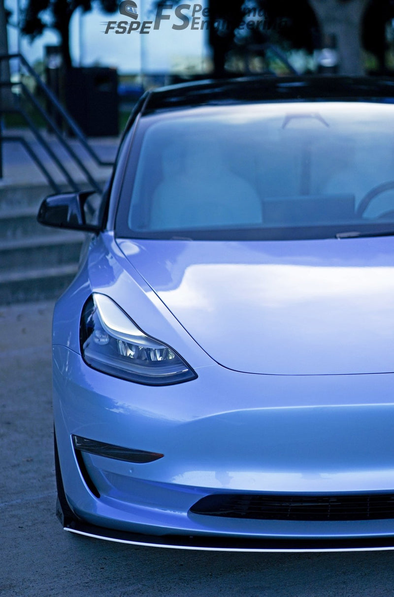 Load image into Gallery viewer, Tesla Model 3 Front Splitter V2 - FSPE
