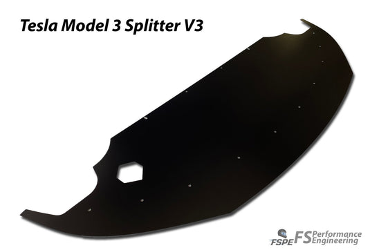 Tesla Model 3 Front Splitter V3 - FSPE