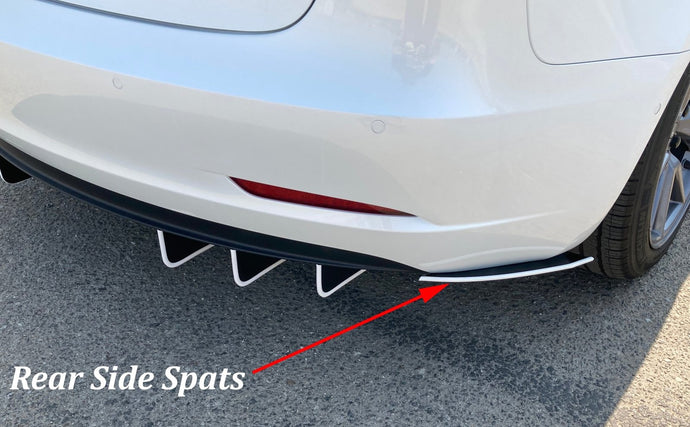 Tesla Model 3 Rear Side Spats - FSPE