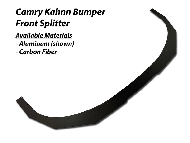 Load image into Gallery viewer, Toyota Camry (2018-2022) Front Splitter FOR KAHNN FRONT BUMPER - FSPE
