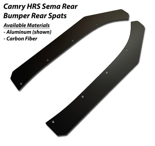 Toyota Camry (2018-2022) Rear Spats for HRS SEMA BUMPER (pair) - FSPE
