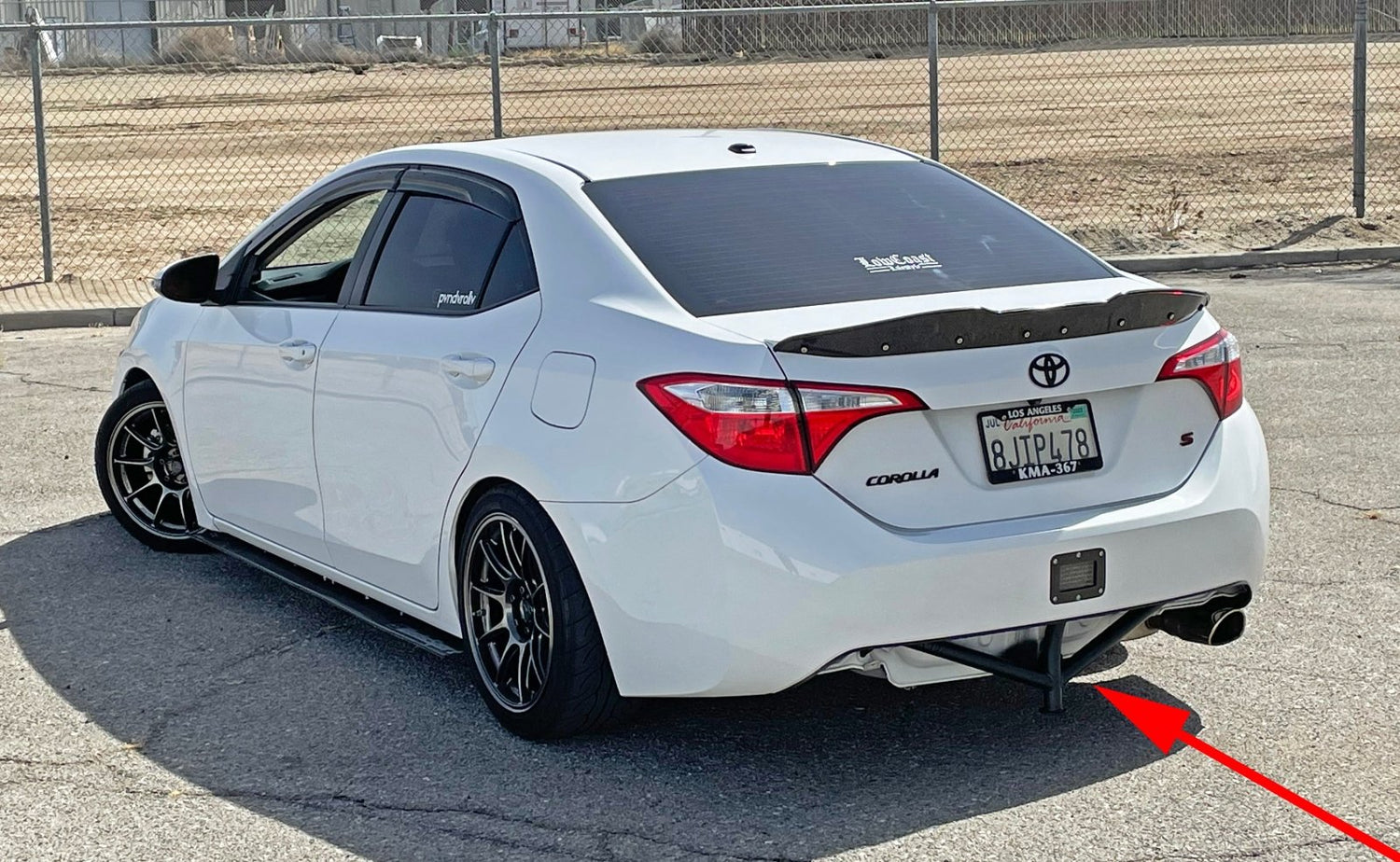 Toyota Corolla (2014-2018, & early 2019) Rear Bash Bar V1 – FSPE