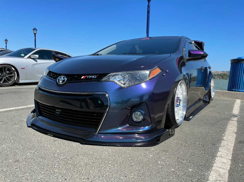 Load image into Gallery viewer, Toyota Corolla 2014-2018 (Gen 11) Chassis Mounted Front Splitter V3 - FSPE
