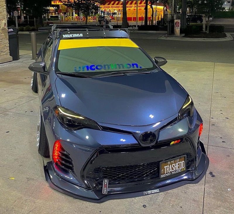 Load image into Gallery viewer, Toyota Corolla 2014-2018 (Gen 11) Chassis Mounted Front Splitter V4 - FSPE
