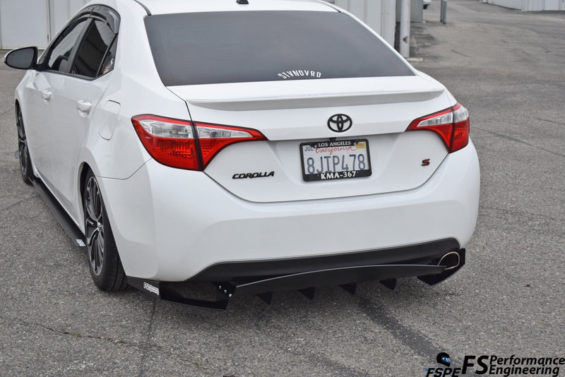 Load image into Gallery viewer, Toyota Corolla 2014-2018 (Gen 11) Chassis Mounted Rear Diffuser V2 - FSPE
