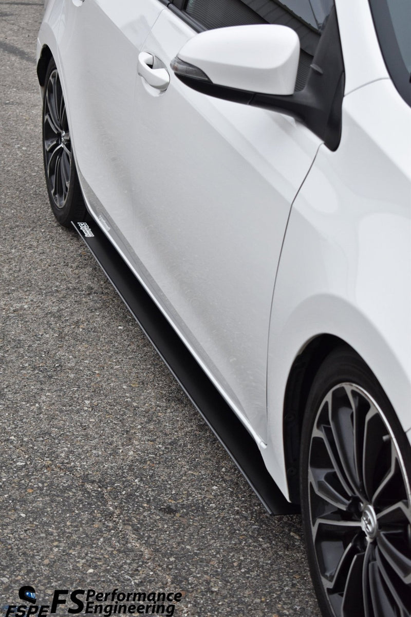 Load image into Gallery viewer, Toyota Corolla 2014-2018 (Gen 11) Chassis Mounted Side Skirt Extensions - FSPE
