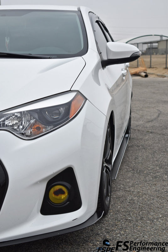 Toyota Corolla 2014-2018 (Gen 11) Chassis Mounted Side Skirt Extensions - FSPE