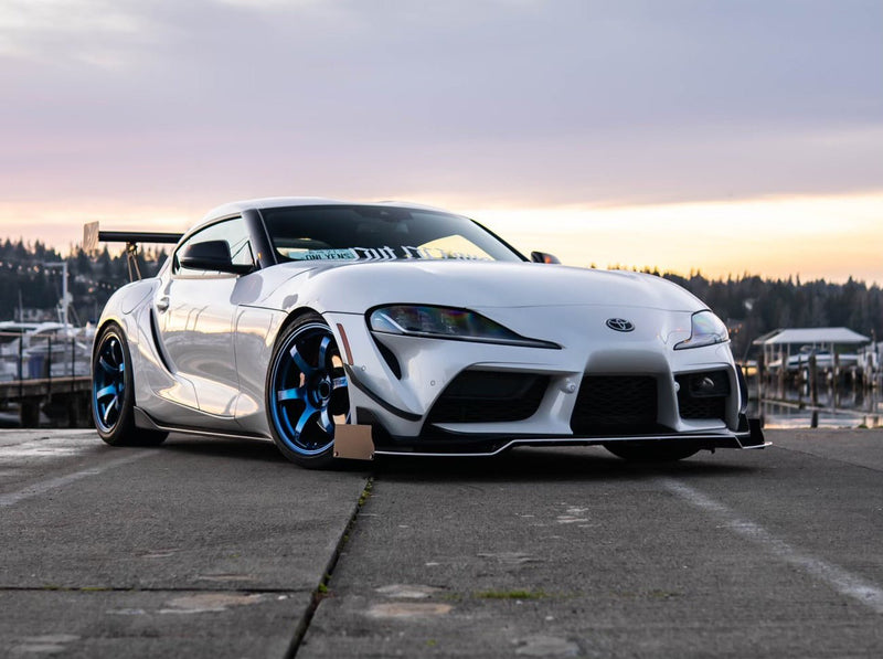 Load image into Gallery viewer, Toyota Supra (A90/A91) CHASSIS MOUNTED Front Splitter (2020-2022) V2 - FSPE
