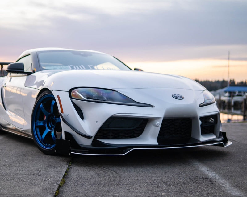 Load image into Gallery viewer, Toyota Supra (A90/A91) CHASSIS MOUNTED Front Splitter (2020-2022) V2 - FSPE
