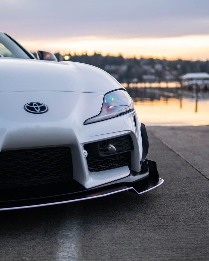 Load image into Gallery viewer, Toyota Supra (A90/A91) CHASSIS MOUNTED Front Splitter (2020-2022) V2 - FSPE
