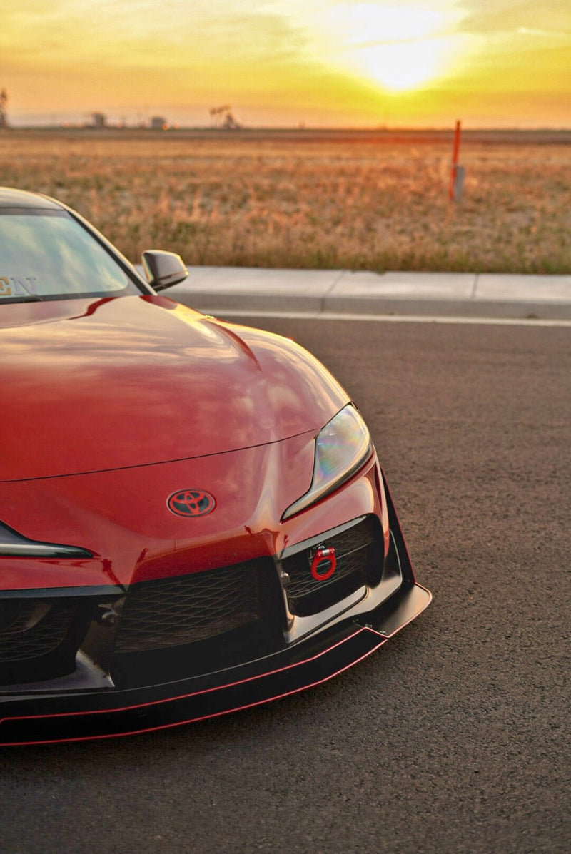 Load image into Gallery viewer, Toyota Supra (A90/A91) CHASSIS MOUNTED Front Splitter (2020-2022) V3 - FSPE
