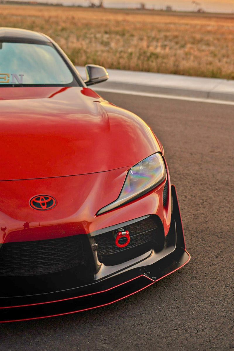 Load image into Gallery viewer, Toyota Supra (A90/A91) CHASSIS MOUNTED Front Splitter (2020-2022) V3 - FSPE
