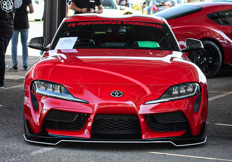 Load image into Gallery viewer, Toyota Supra (A90/A91) CHASSIS MOUNTED Front Splitter V1 (2020-2022) - FSPE
