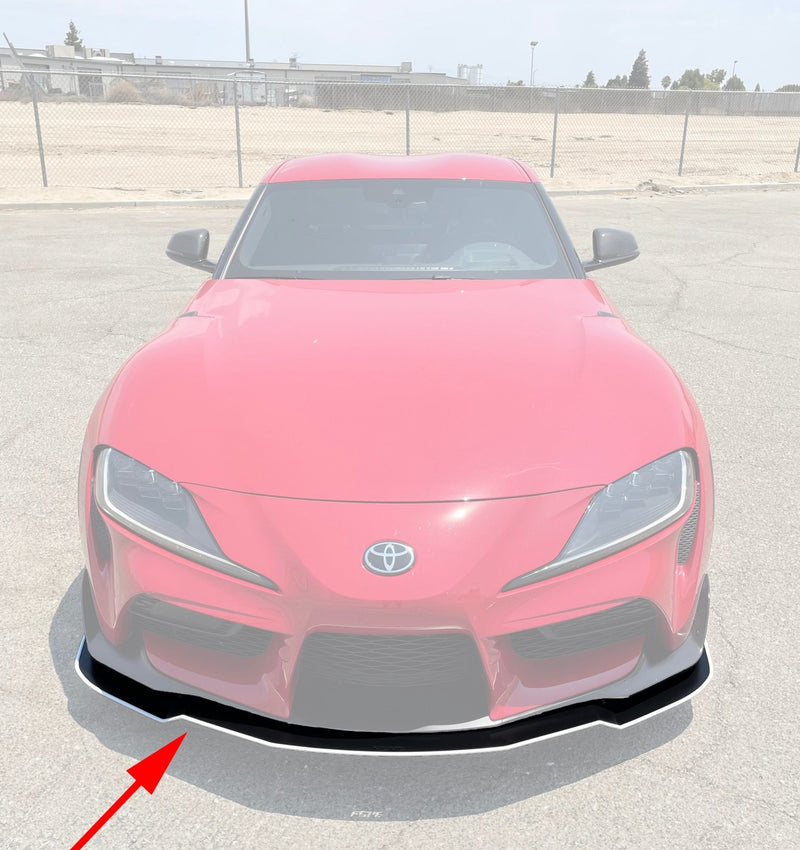 Load image into Gallery viewer, Toyota Supra (A90/A91) CHASSIS MOUNTED Front Splitter V1 (2020-2022) - FSPE
