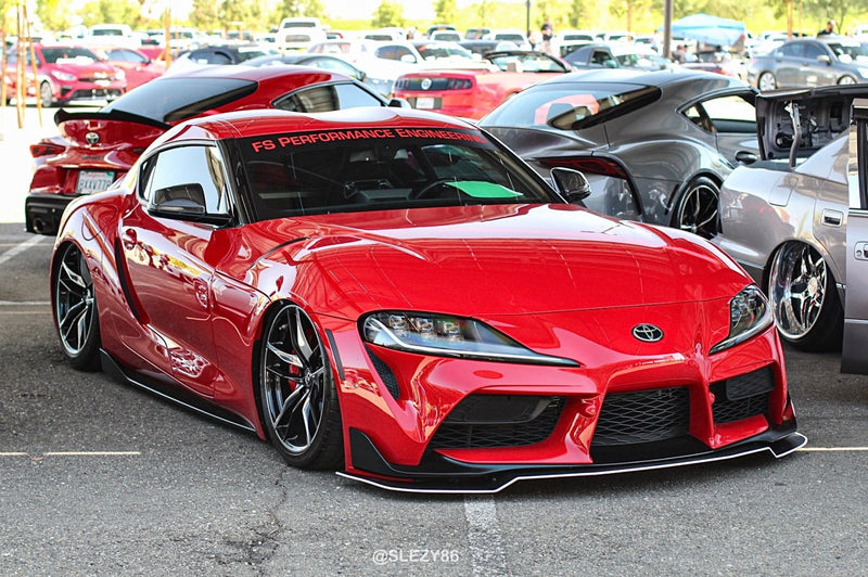 Load image into Gallery viewer, Toyota Supra (A90/A91) CHASSIS MOUNTED Front Splitter V1 (2020-2022) - FSPE
